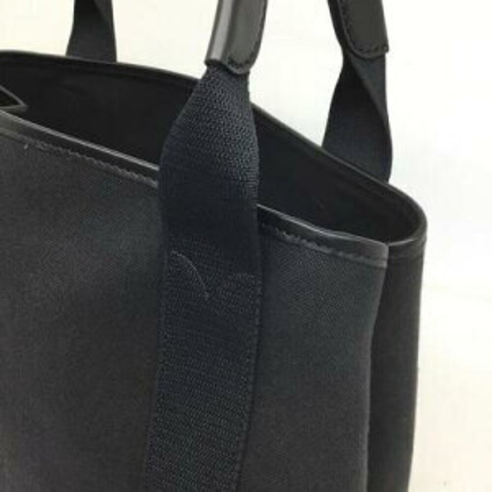 BALENCIAGA Navy Blue Cabas Tote Bag Black Clutch - Picture 8 of 9